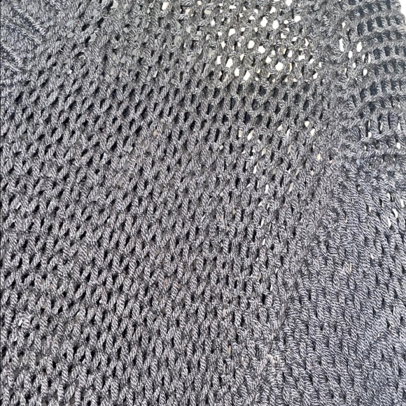 Wooden Ships Black Knit Top with Gray Star - Picture 6 of 11